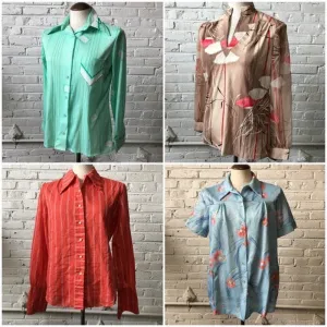 1970s Blouse mix - 6 pieces