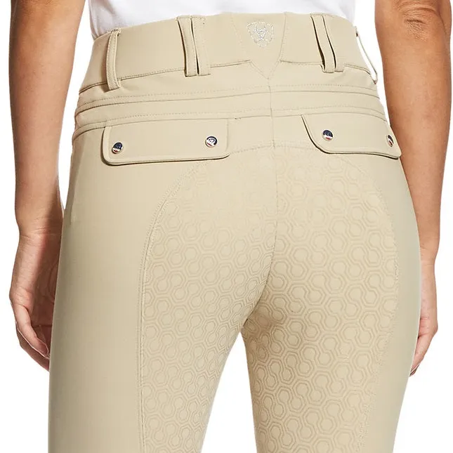 ARIAT Tri Factor Full Seat Breeches – Womens - Tan - Size: 34" Regular