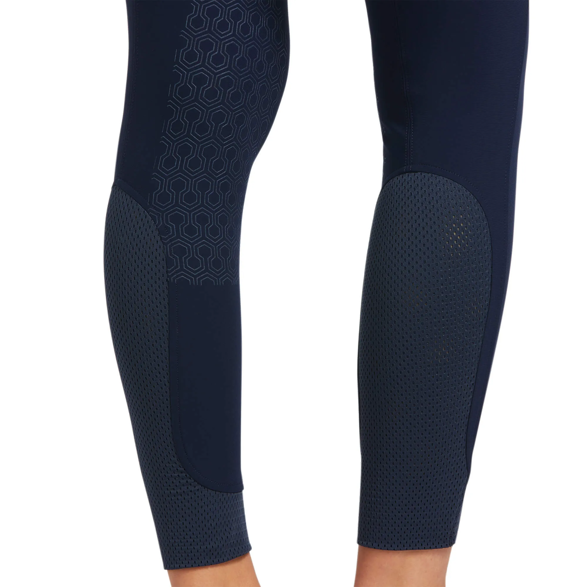 ARIAT Tri Factor Knee Patch Breeches - Womens -  Navy - Size: 34" Reg & Long