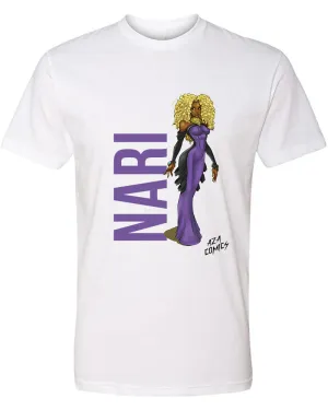 Aza Comics Oracle Nari The Keepers White Graphic Tee