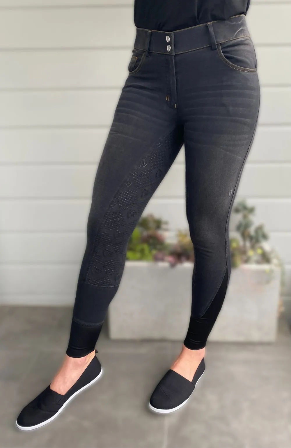 BARE Heritage Black Denim Breeches