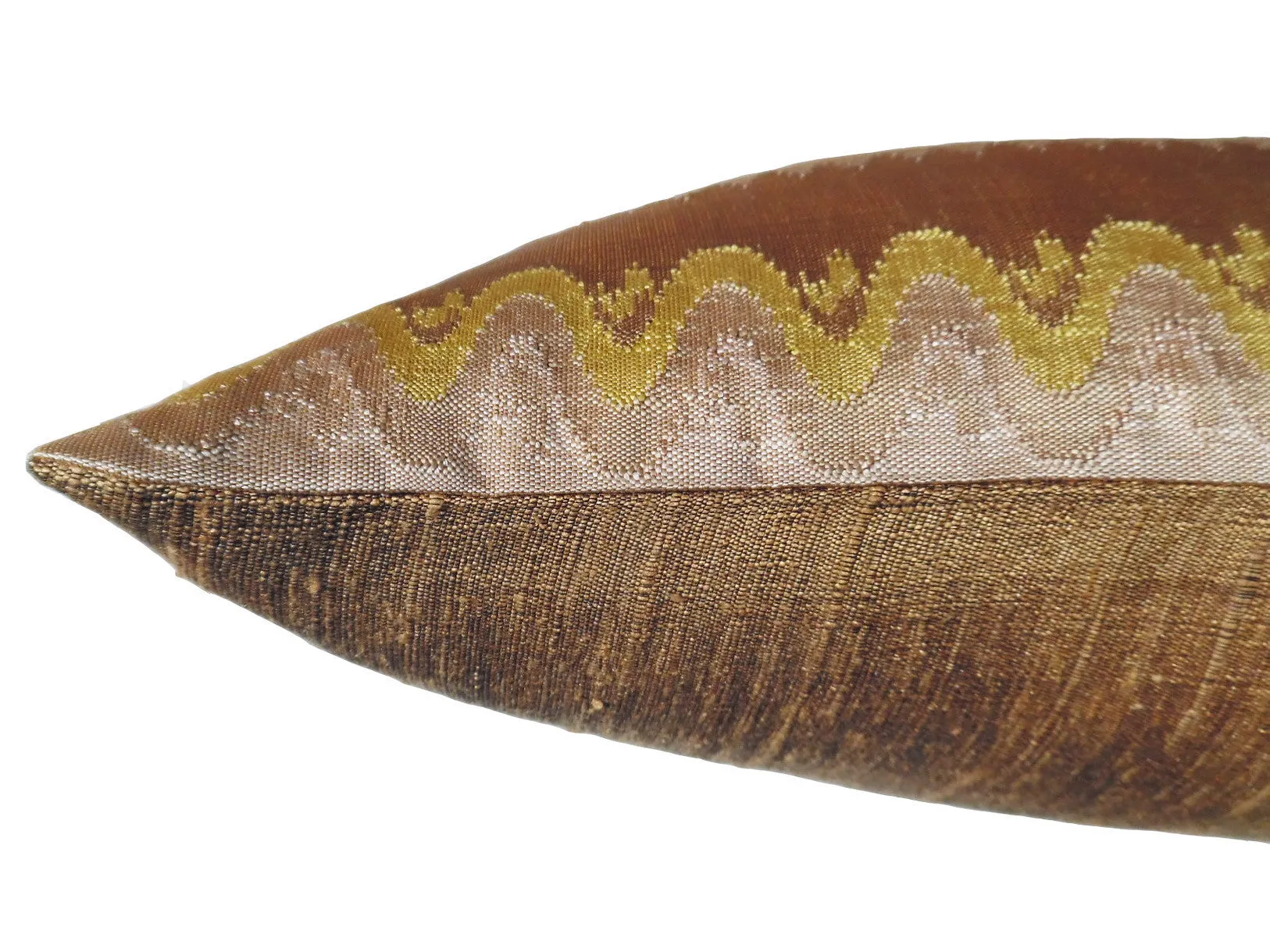 Burmese Silk Pillow Gold Bars