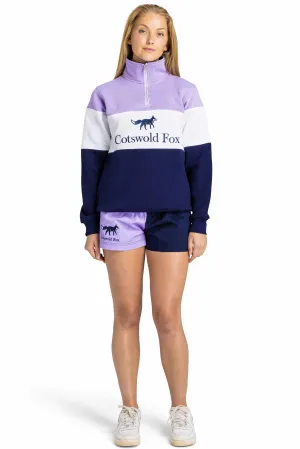 Cirencester Quarter Zip | Lilac