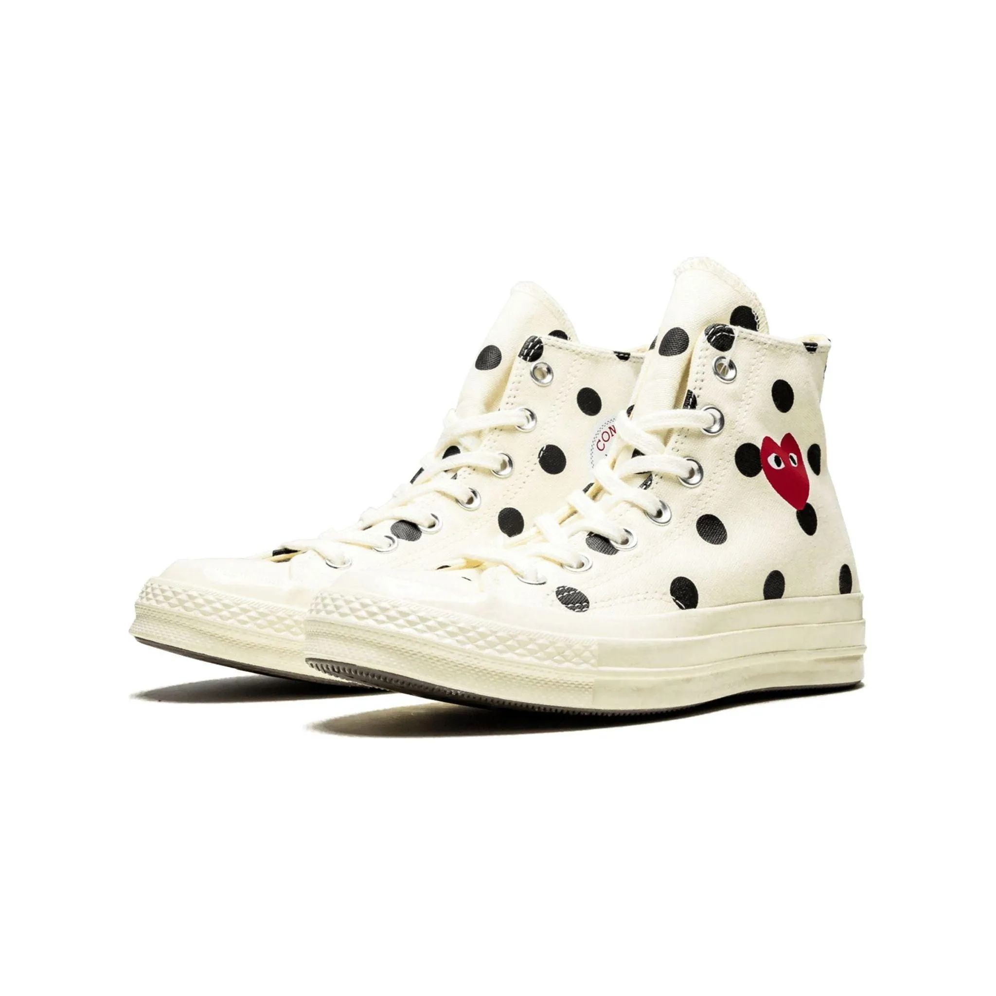 Converse Chuck 70 Hi “Comme Des Garçons / Polka Dot White"