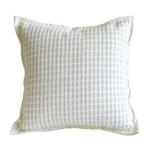 Cream-Colored Throw Pillow