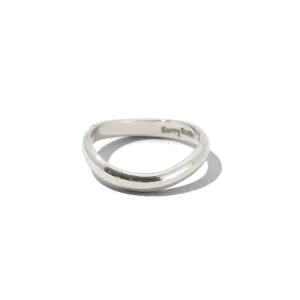 Enfold Band, Wide, Silver