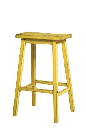 Gaucho Antique Yellow Bar Stool