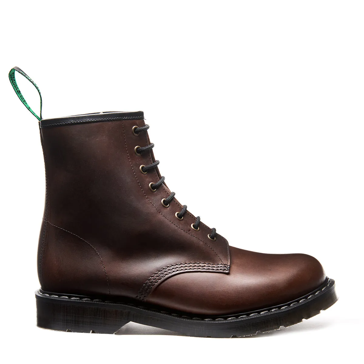 Gaucho Crazy Horse 8 Eye Derby Boot & Zip Guard