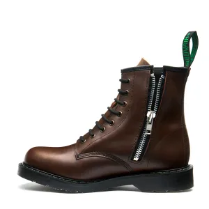 Gaucho Crazy Horse 8 Eye Zip Derby Boot