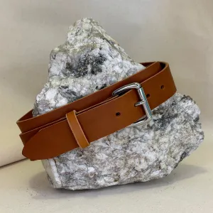 Handmade London Tan Leather Belt