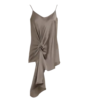 Ifigenia Silk Strap Drapped Top