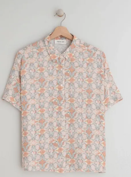 Indi & Cold MIA Box Shirt | Peach