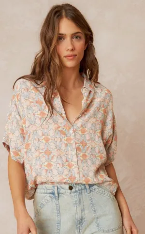 Indi & Cold MIA Box Shirt | Peach