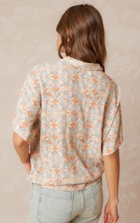 Indi & Cold MIA Box Shirt | Peach