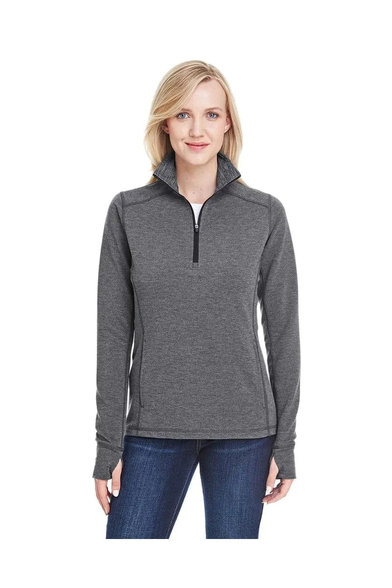 J America JA8433: Ladies' Omega Stretch Quarter-Zip