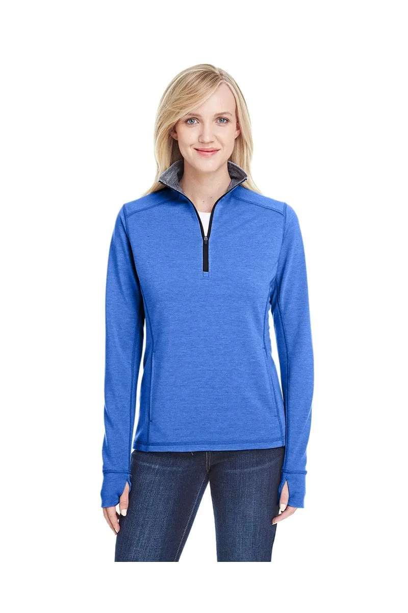 J America JA8433: Ladies' Omega Stretch Quarter-Zip