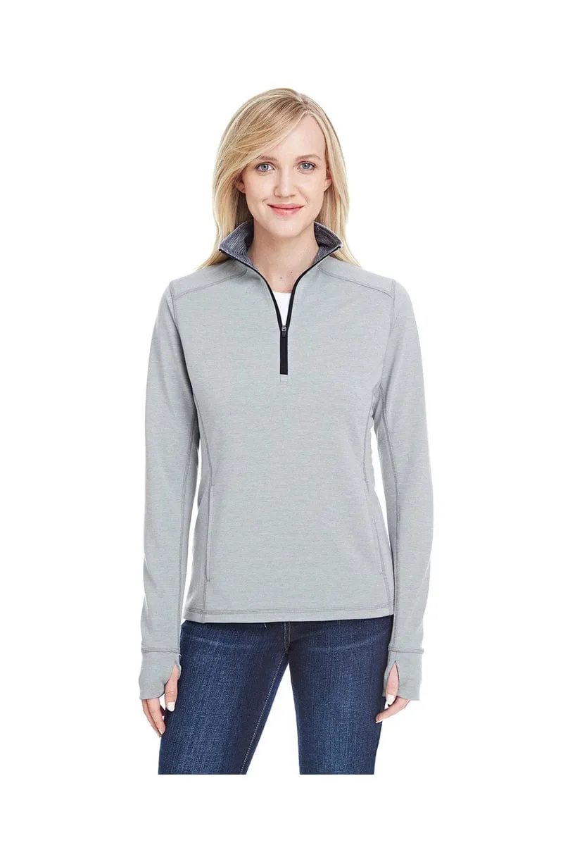 J America JA8433: Ladies' Omega Stretch Quarter-Zip