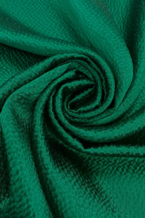 Jade Hammered Silk Satin