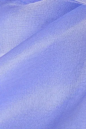 Lavender Blue Silk Organza Fabric