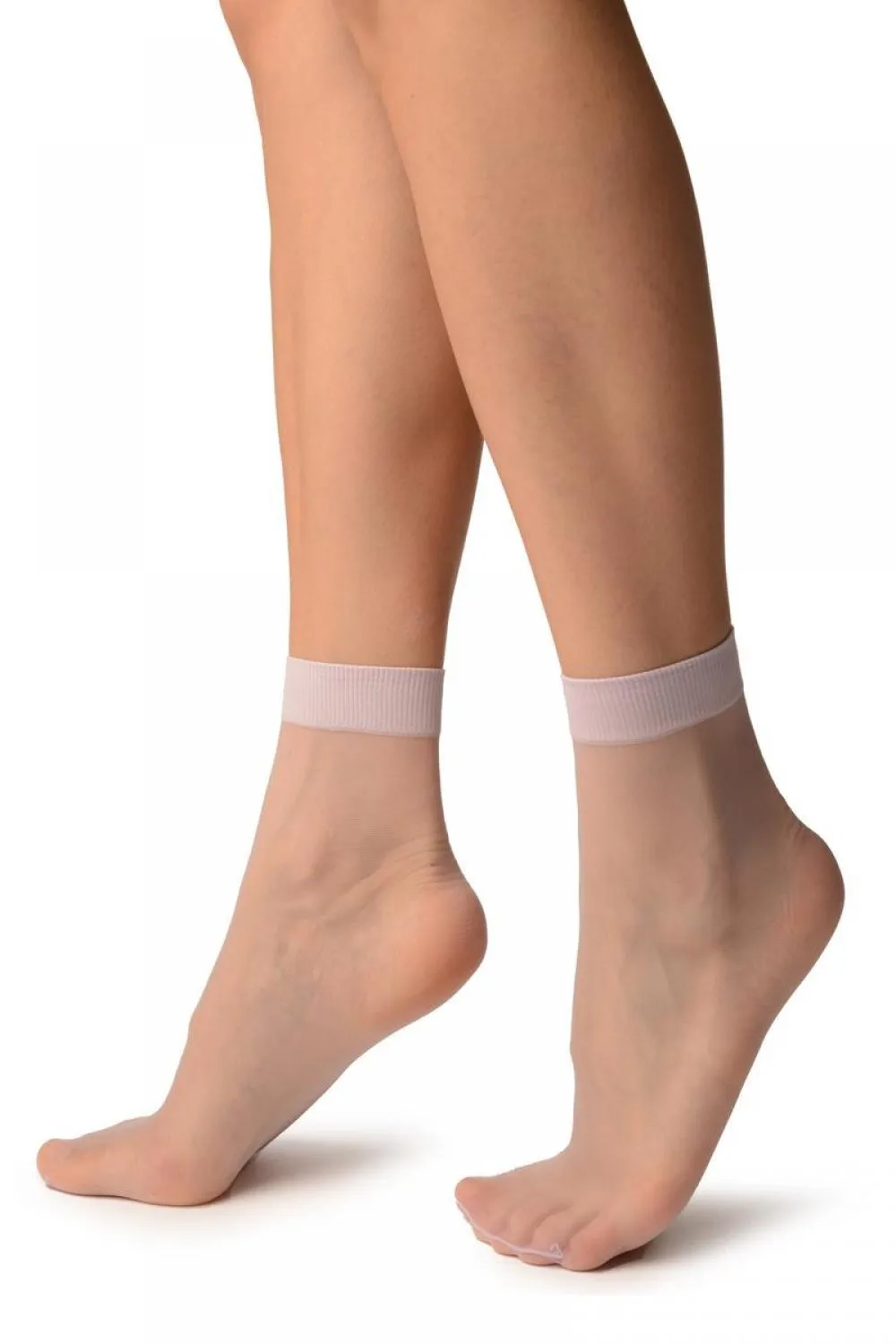 Light Lilac Summer Ankle High Socks