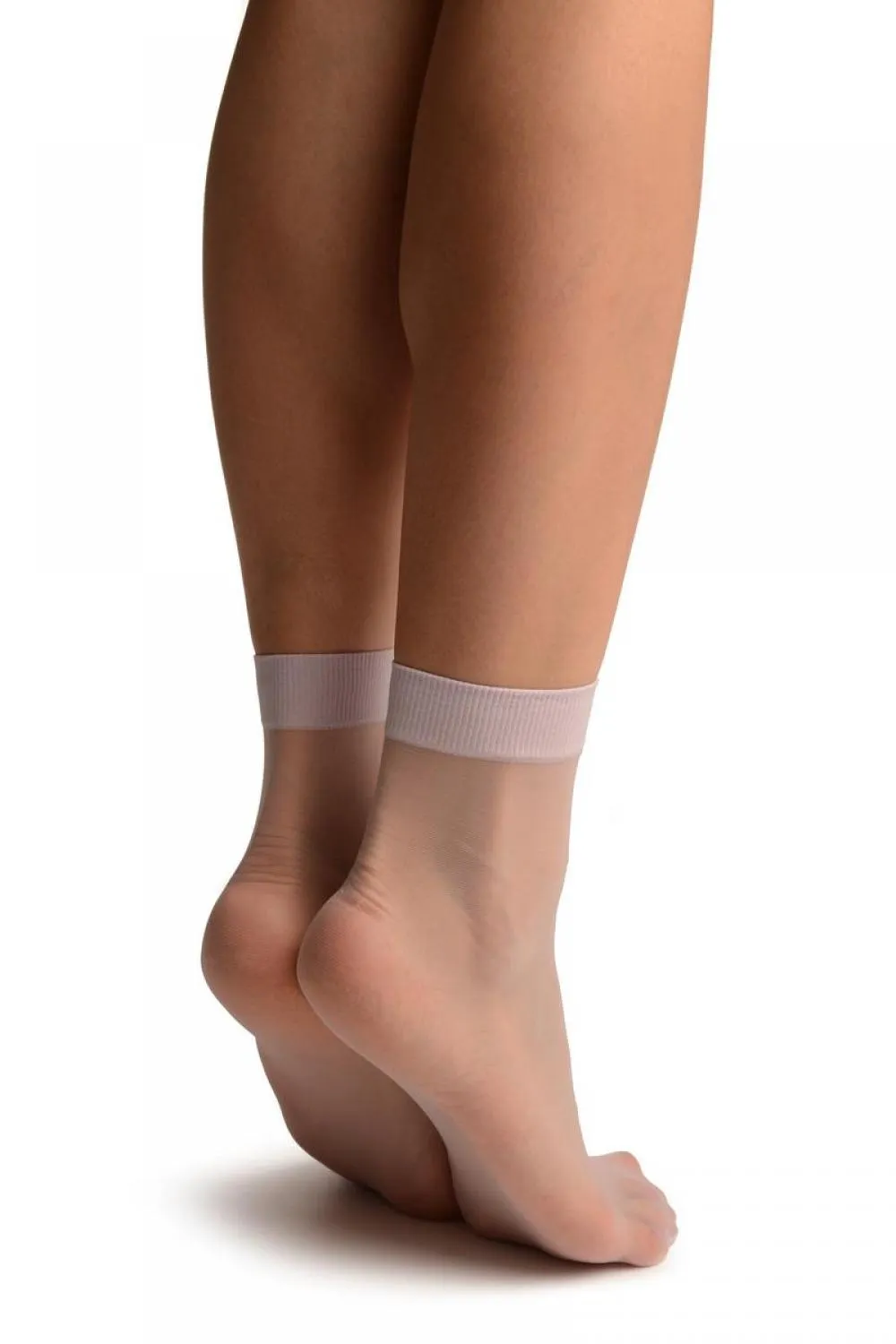 Light Lilac Summer Ankle High Socks