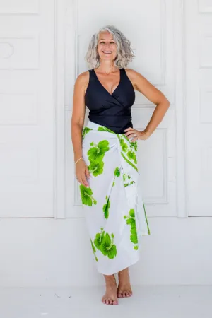 Maui Magic Hawaiian Sarong - Lime Green