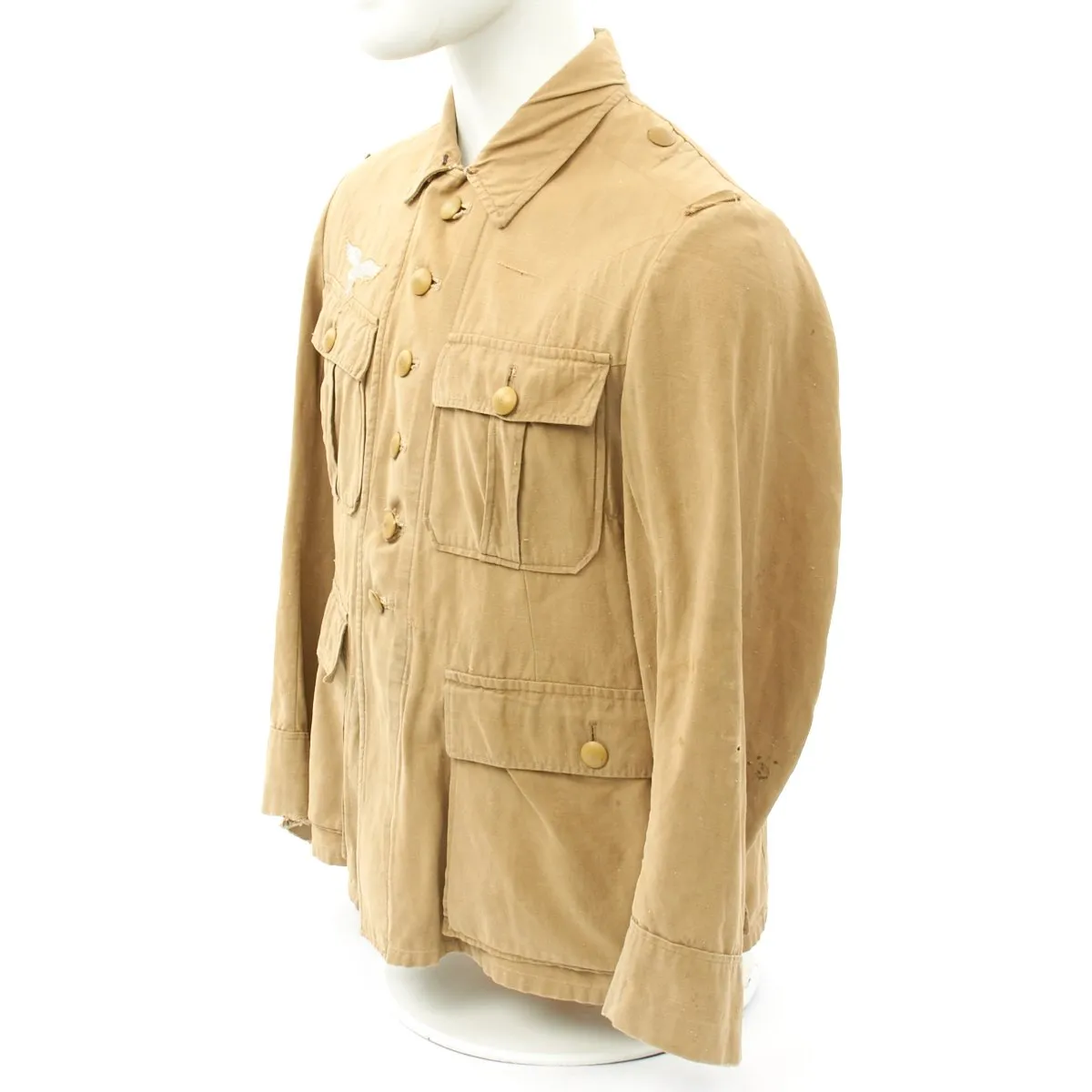 Original German WWII Afrika Korps Luftwaffe Officer Tropical Uniform