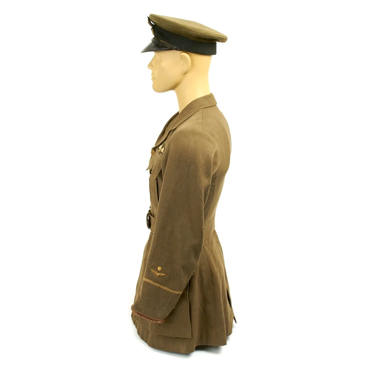 Original WWI British 1918 Royal Air Force Officer Named Uniform Set - Rare