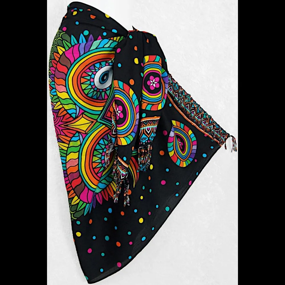 Owl Rainbow Sarongs