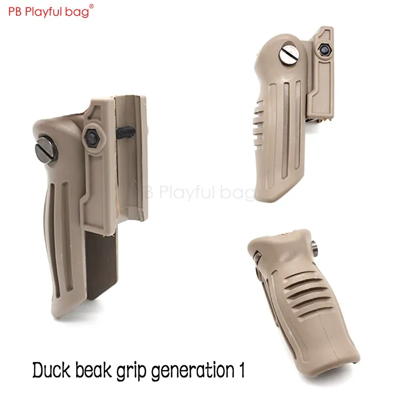 Playful bag Outdoor Tactical Nylon Grip Water-bullet-gun Jinming/AK/M4/MP7 Duck Beak Grip verion 1/2  CS toys Gun parts LD48