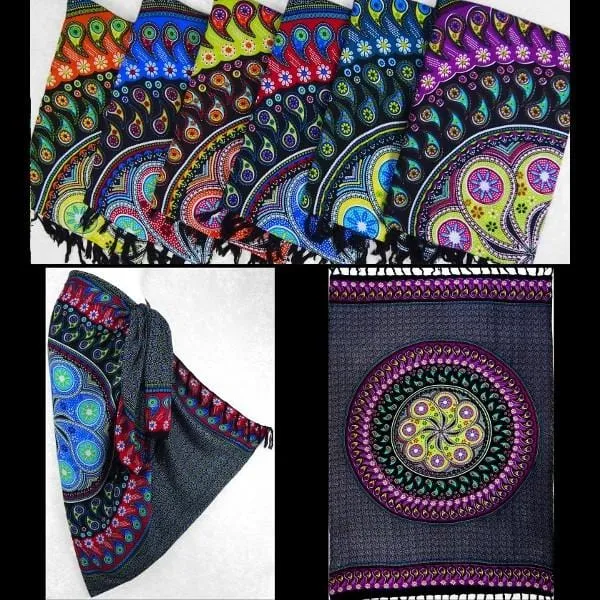 Psychedelic Mandala Sarongs