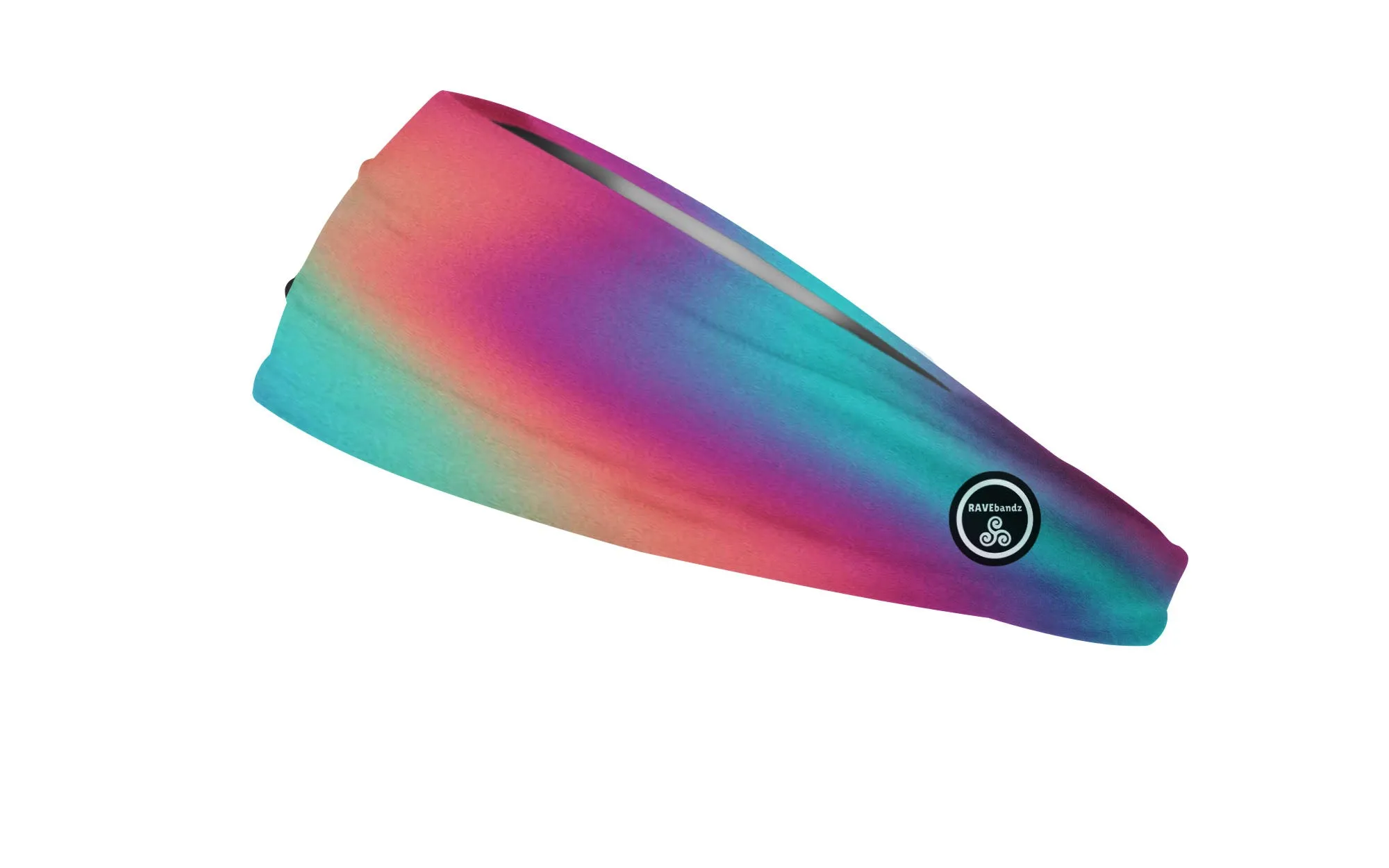 RAVEbandz The Pro - Wide Stretch Headband (Aurora)