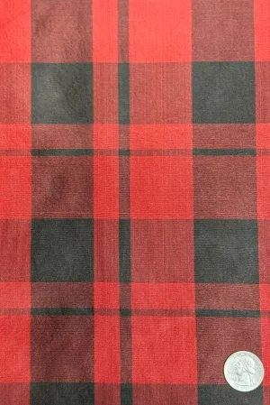 Red/Black Organza Plaids