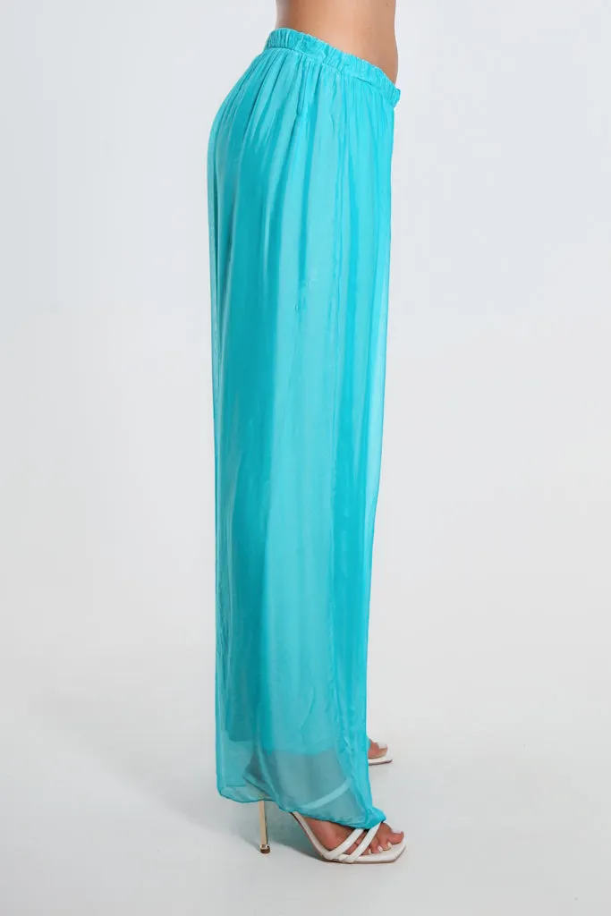 Roxy Silk Straight Leg Pant (PL212)