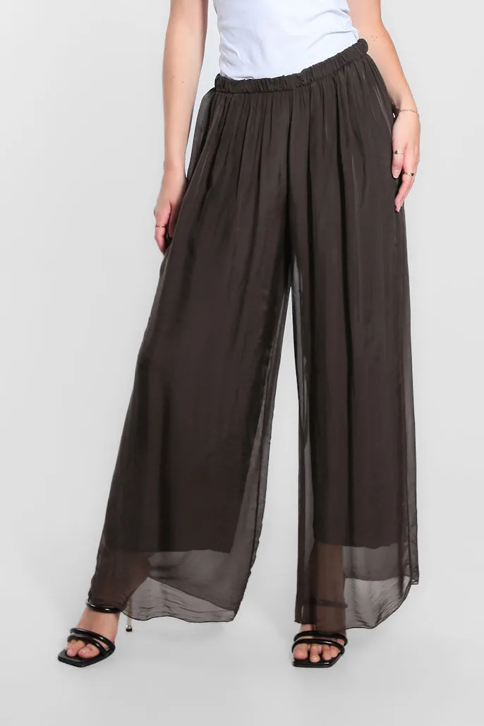 Roxy Silk Straight Leg Pant (PL212)