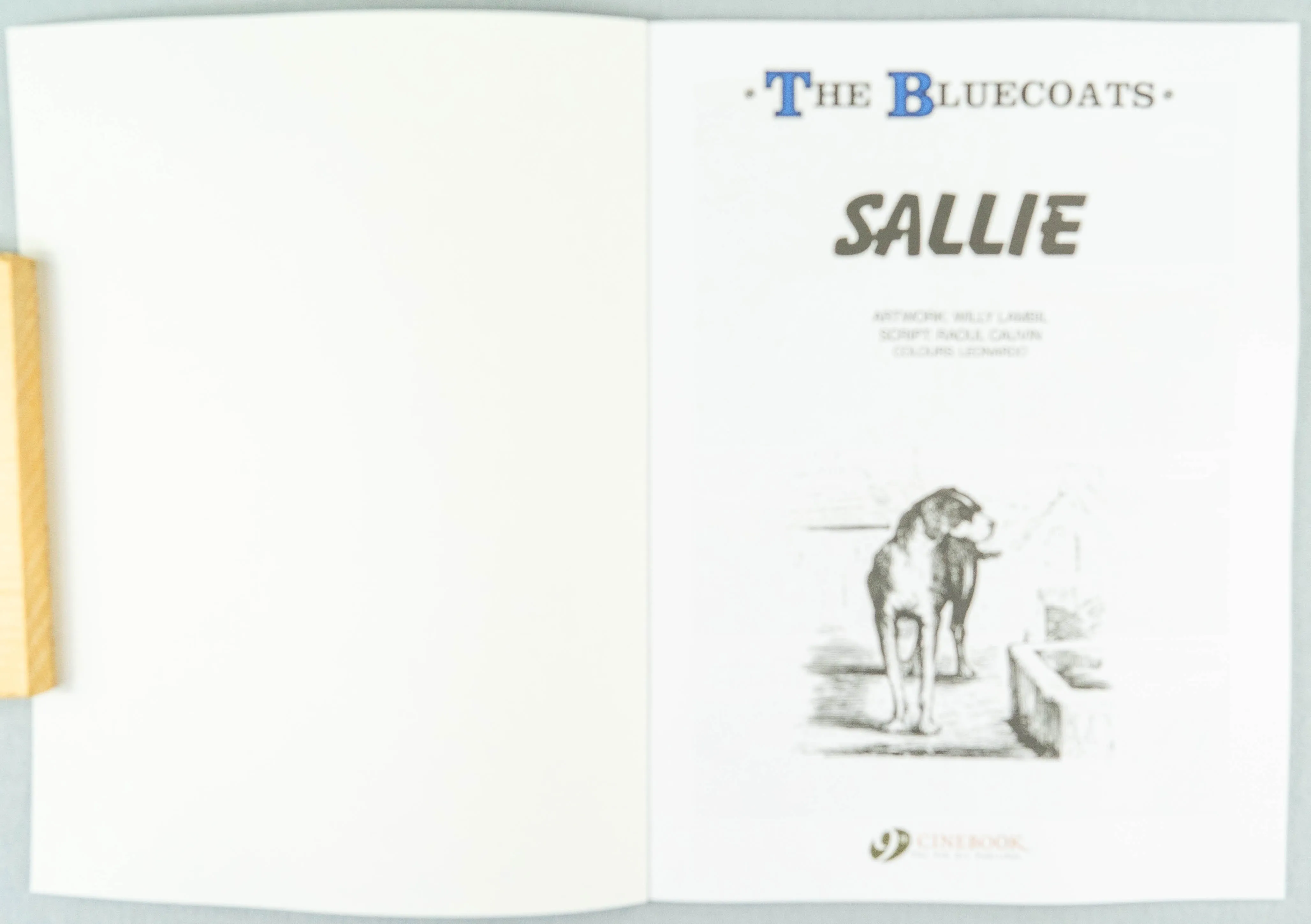 The Bluecoats Volume 16 - Sallie Cinebook Paperback Comic Book by Lambil / Cauvin