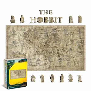 The Great Map of Middle-earth - Wooden Jigsaw Puzzle