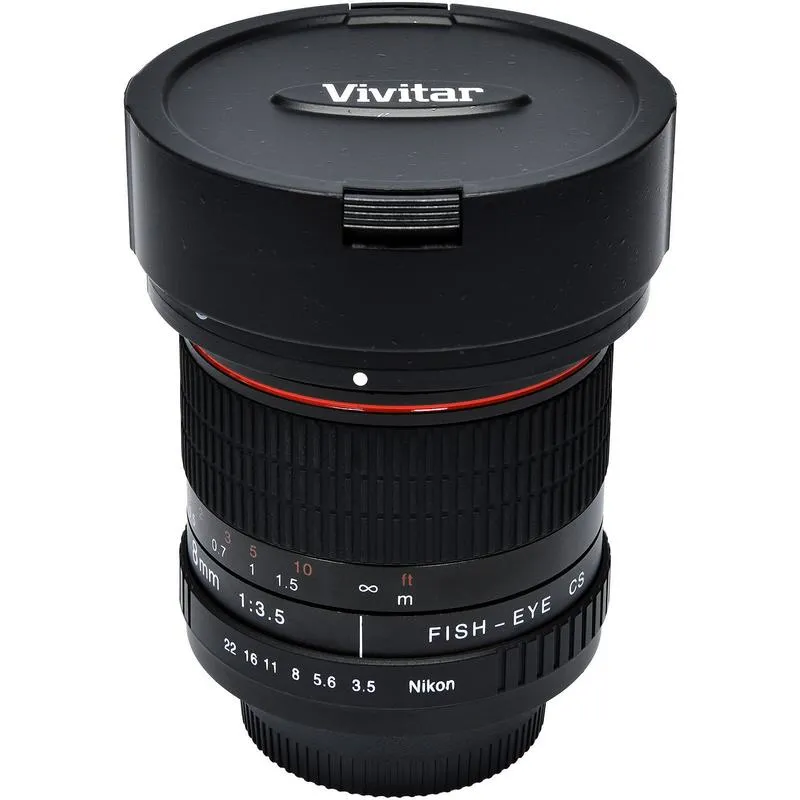 Vivitar 8mm F3.5 Fisheye Lens for Canon EOS Rebel Digital SLR Cameras