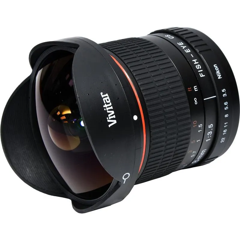 Vivitar 8mm F3.5 Fisheye Lens for Canon EOS Rebel Digital SLR Cameras