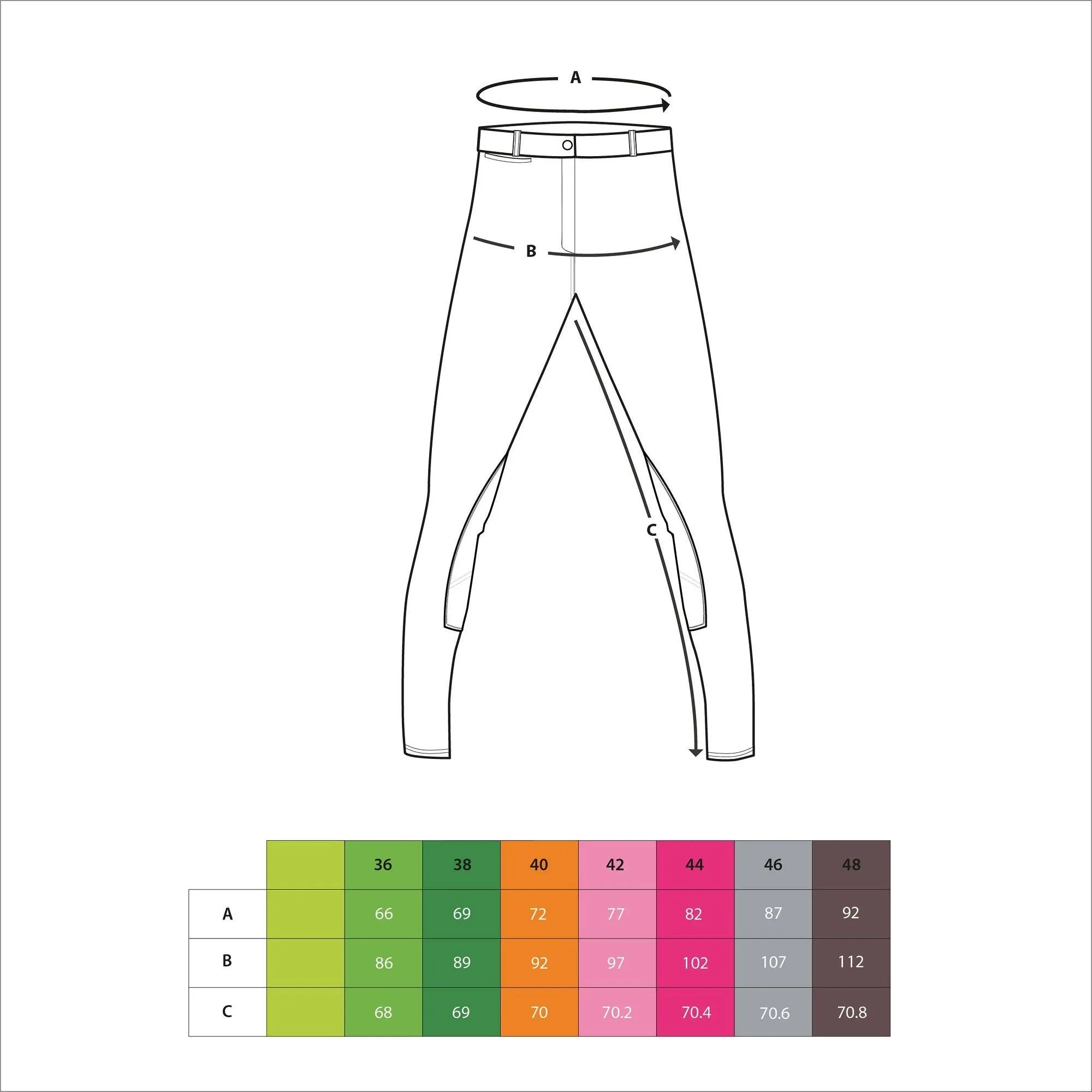 Women's Horse Riding Jodhpurs Warm Waterproof and Breathable Kipwarm